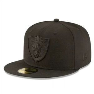 NEW ERA - NFL Football Hat - Las Vegas Raiders 59FIFTY Fitted Cap - Black